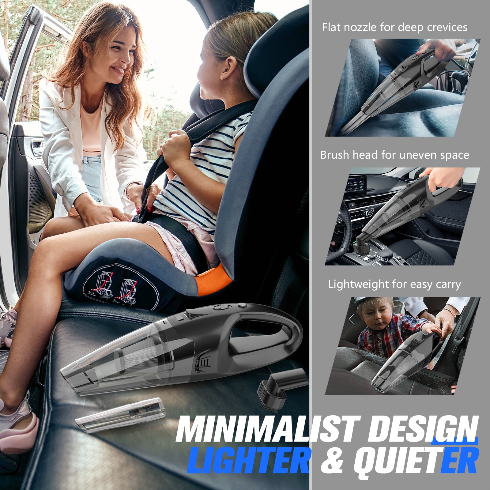 ATJ-2166 Handheld Vacuum Cordless