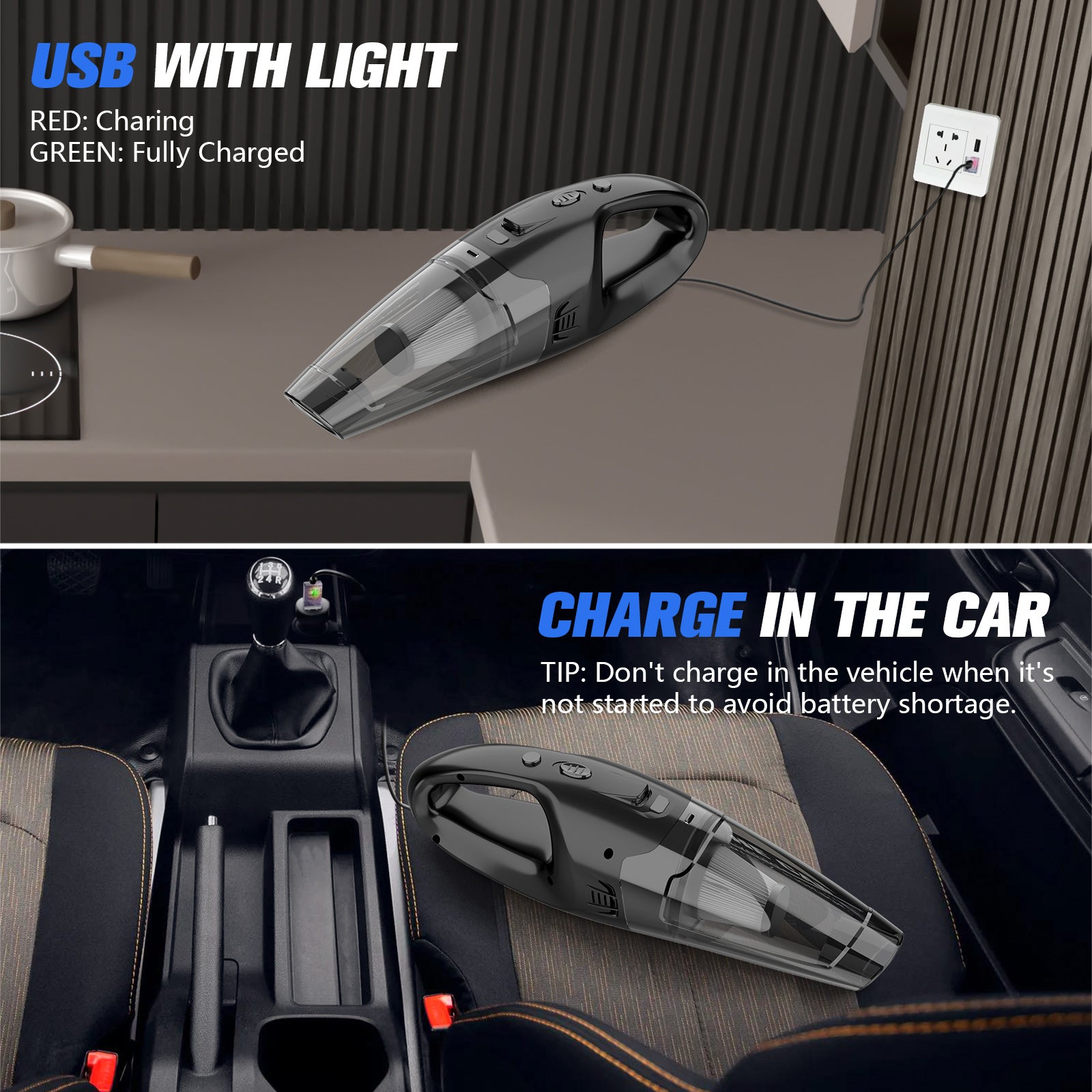 ATJ-2166 Handheld Vacuum Cordless