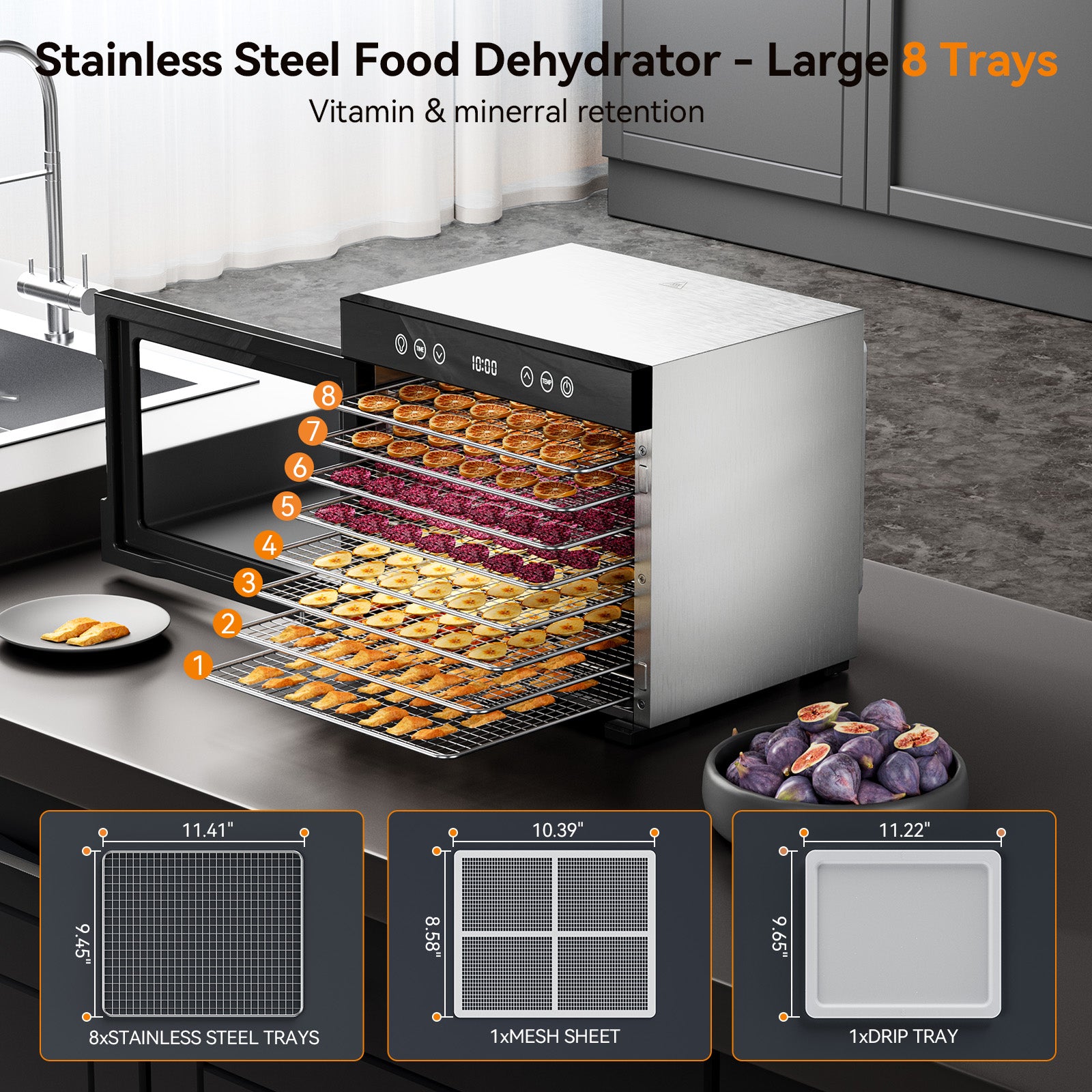 FD-1033 Food Dehydrator for Home