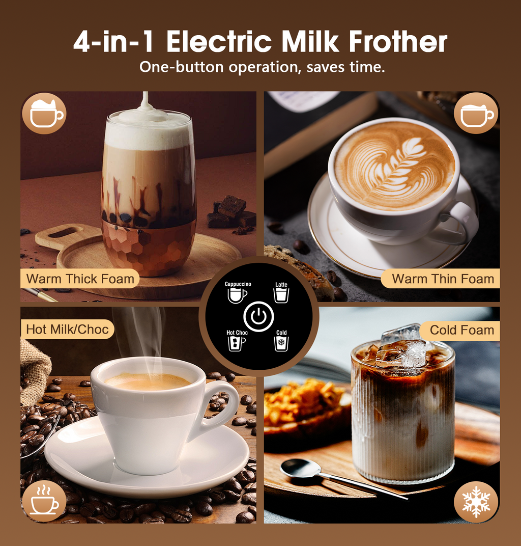 MF06S-T Milk Frother and Steamer