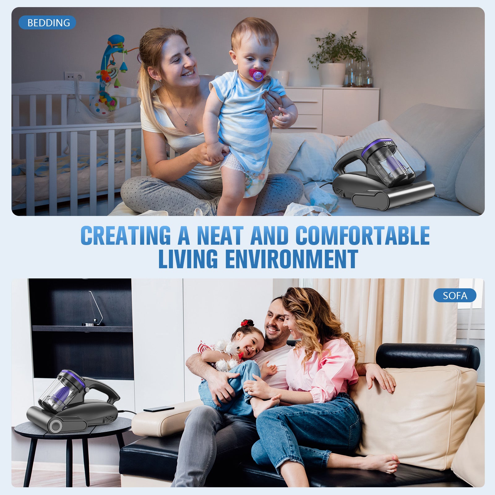 MV12 Mattress Vacuum Cleaner UV