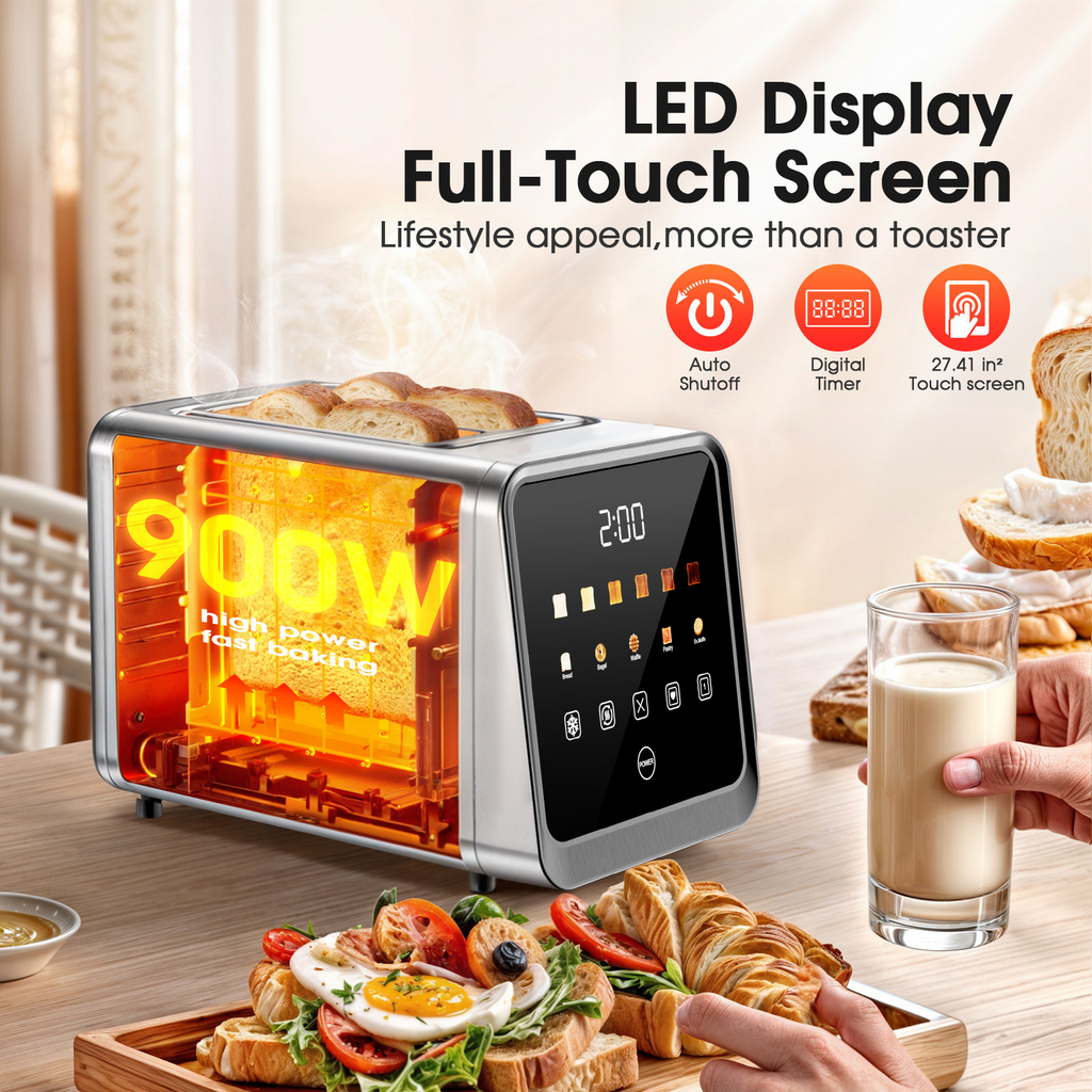 TA1428-UL Smart Toaster 2 Slice Wide Slot