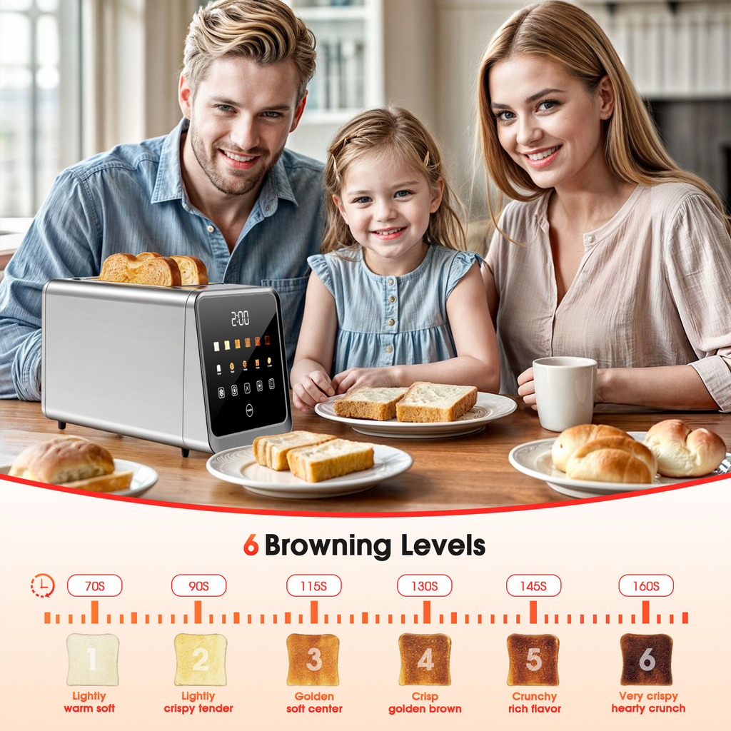 TA1428-UL Smart Toaster 2 Slice Wide Slot