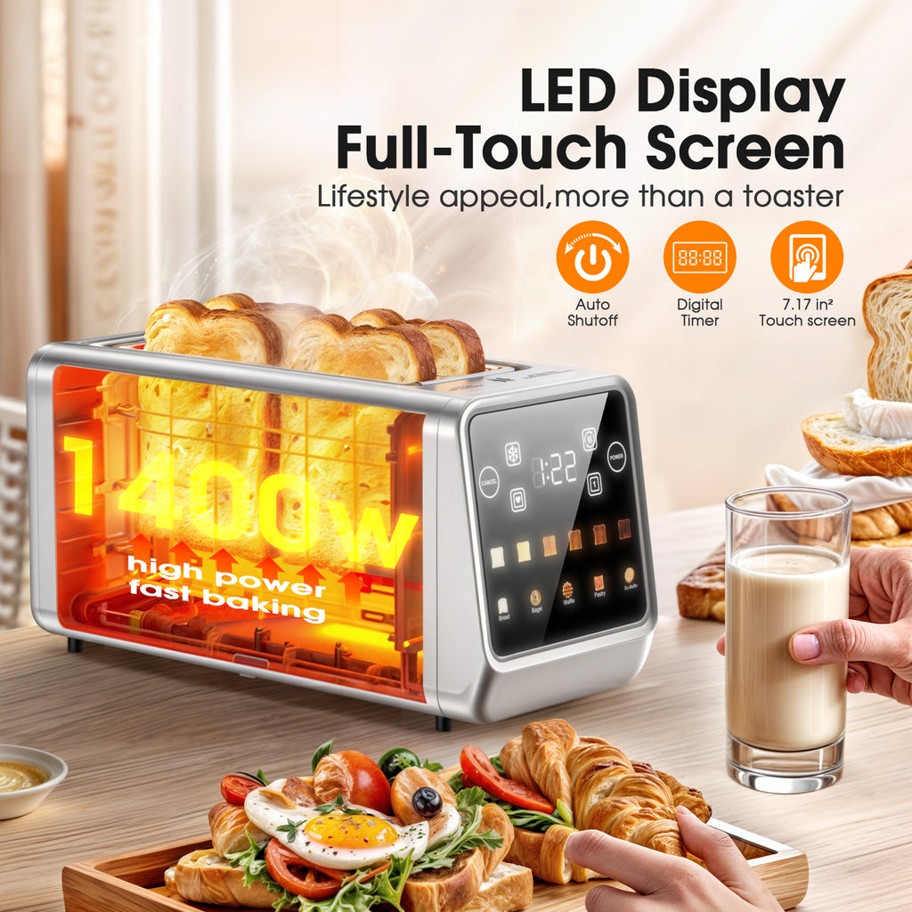 TA7703-UL Smart Toaster 4 Slice Wide Slot