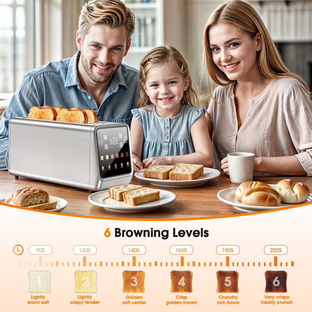 TA7703-UL Smart Toaster 4 Slice Wide Slot