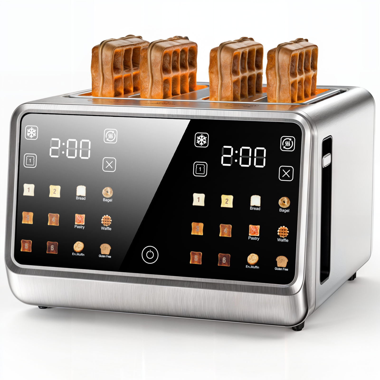 TAC1001-UL Smart Toaster 4 Slice Wide Slot