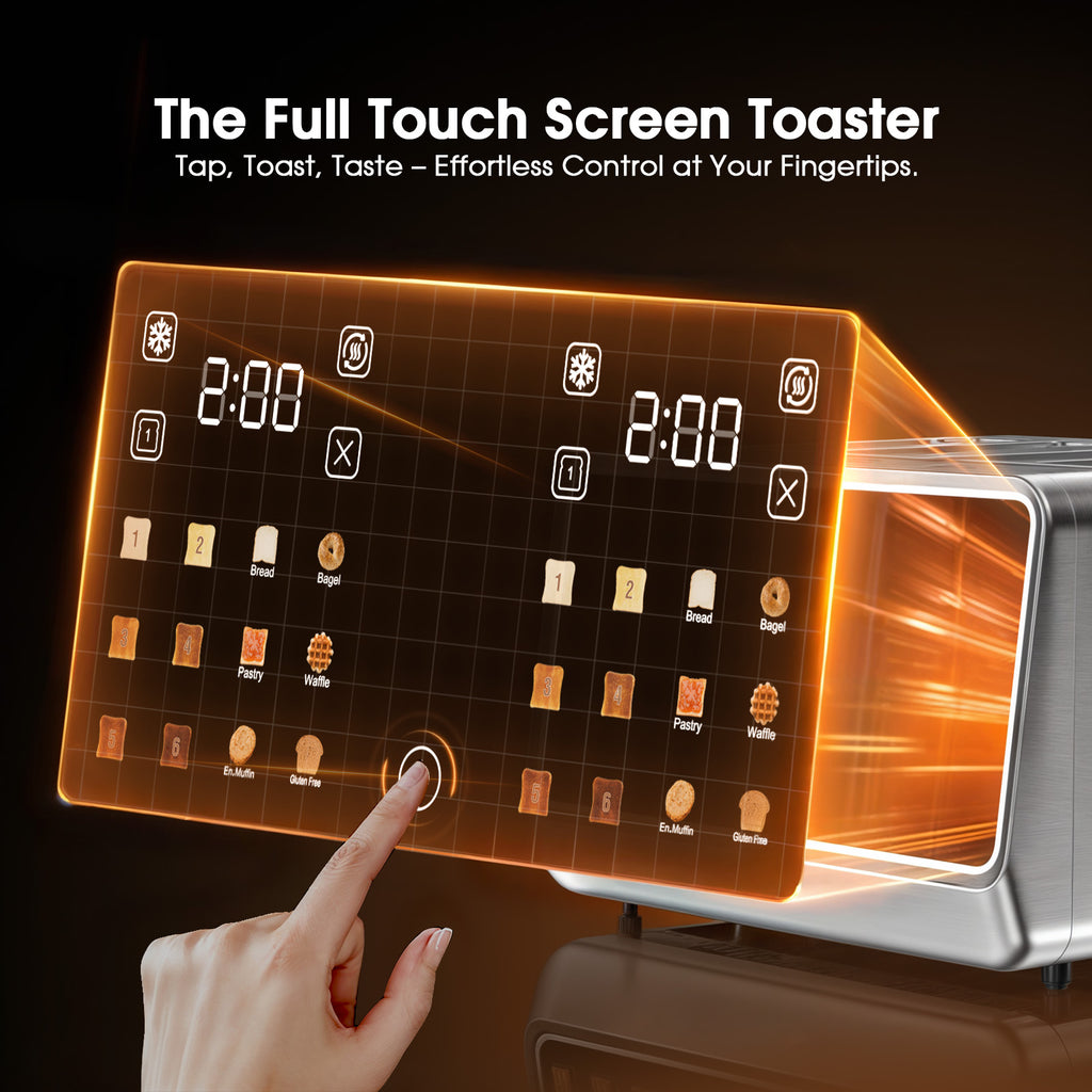 TAC1001-UL Smart Toaster 4 Slice Wide Slot